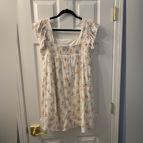 Floral Cream Dress - As U Wish - Medium - Picture 2 of 6